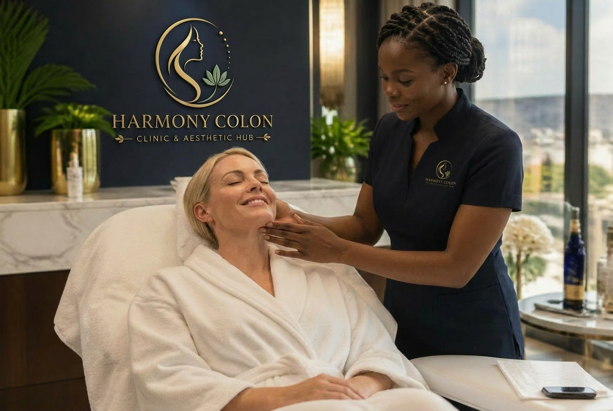 Luxury wellness clinic interior